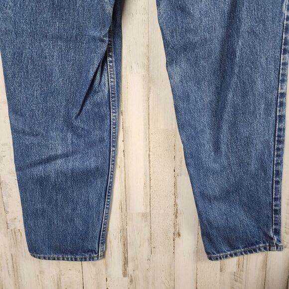 Vintage Levi's 550 Relaxed Tapered Jeans Blue Size 12 - Picture 7 of 10